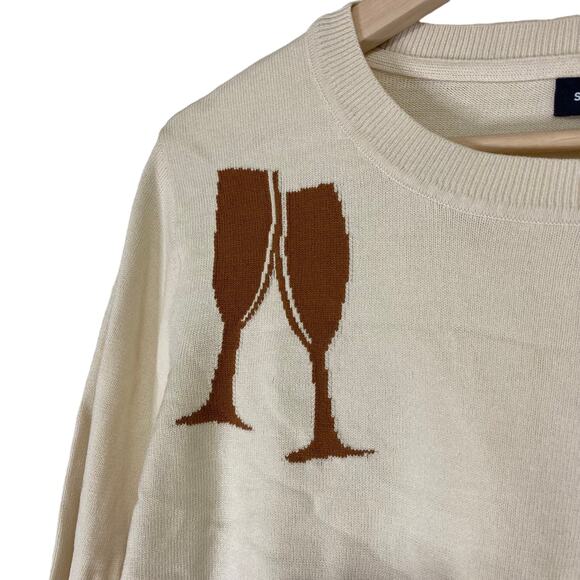 A625912 STUDIO PARK x Alberti Popaj Women's Icon Sweater Champagne L - Picture 2 of 6
